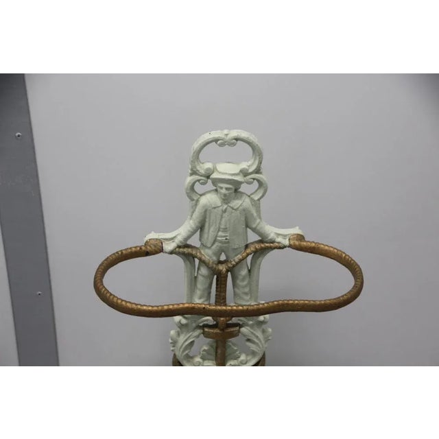 French Cast Iron Umbrella Holder, 1950s For Sale - Image 7 of 13