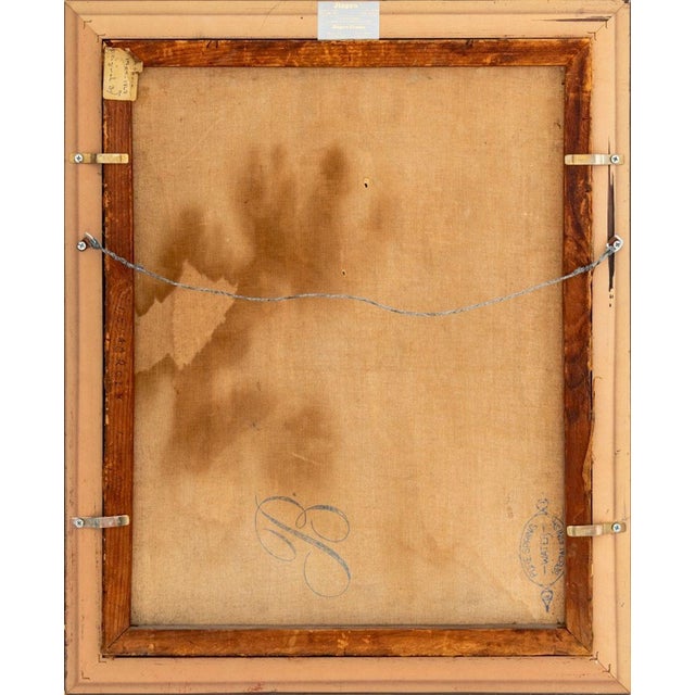 19th Century French School Arabic Horseman Pastel, 19th C. For Sale - Image 5 of 8