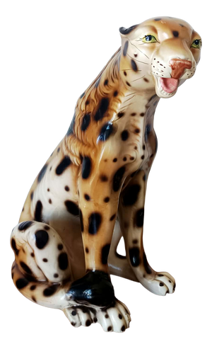 Unknown, Vintage Ceramic Leopard, 1970s, Ceramic