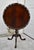Mahogany Tilt Top Table Vintage Chippendale Pie Crust Edge Pedestal 3 Leg For Sale - Image 9 of 13