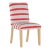 Megan Dining Chair in Mint Brush Stripe For Sale