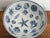 Late 20th Century Late 20th Century Blue and White Bowl With Shell Motif For Sale - Image 5 of 6