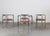 Poltronova Locus Solus Dining Room Set in Steel and Leather by Gae Aulenti for Poltronova, 1970s, Set of 5 For Sale - Image 4 of 16