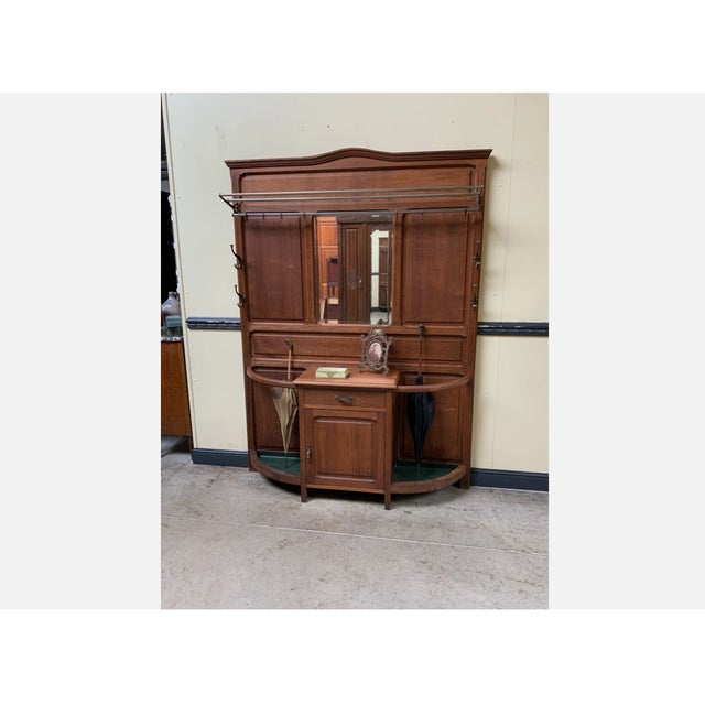 Antique Art Nouveau Wardrobe, 1910 For Sale - Image 3 of 9
