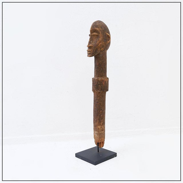 African Lobi Head Altar from Burkina Faso, 20th, 1950s, Metal and Wood For Sale - Image 15 of 15