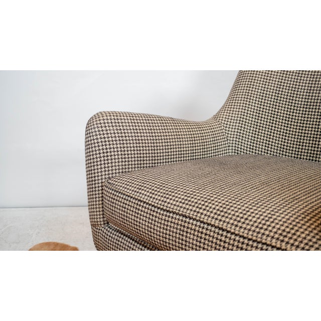 Modern Room & Board 'Quinn' Houndstooth Club Chair For Sale - Image 13 of 17