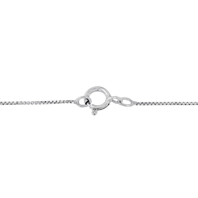 2020s 10K White Gold 1/2 Cttw Princess Cut Rhombus Drop Pendant Necklace For Sale - Image 5 of 5