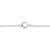 2020s 10K White Gold 1/2 Cttw Princess Cut Rhombus Drop Pendant Necklace For Sale - Image 5 of 5