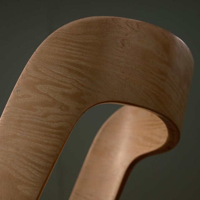 Italian Wooden and Wicker Chair, 1960s For Sale - Image 11 of 15