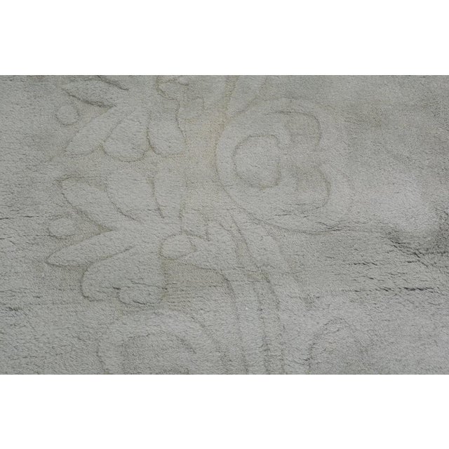 Gray Vintage Chinese Art Deco,10'09'' X 10'09'' For Sale - Image 8 of 8