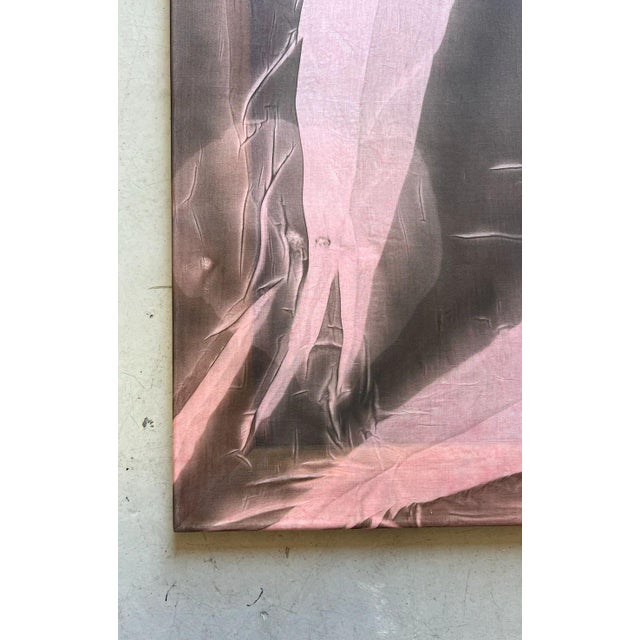 Ayan Farah, Seir II (Air), 2013 Acrylic, vinegar, alcohol and fabric dye 130 x 90cm (51.2 x 35.4 inches) Signed and dated...