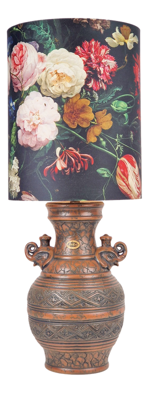 Vintage Fat Lava Ceramic Floor Lamp from Jasba, West-Germany, 1970s