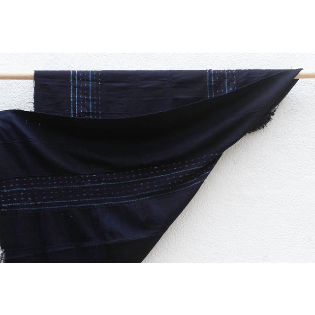 1960s Bluvia Indigo Mud Cloth For Sale - Image 5 of 6
