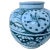 Chinoiserie Chinoiserie Indigo Jar For Sale - Image 3 of 5
