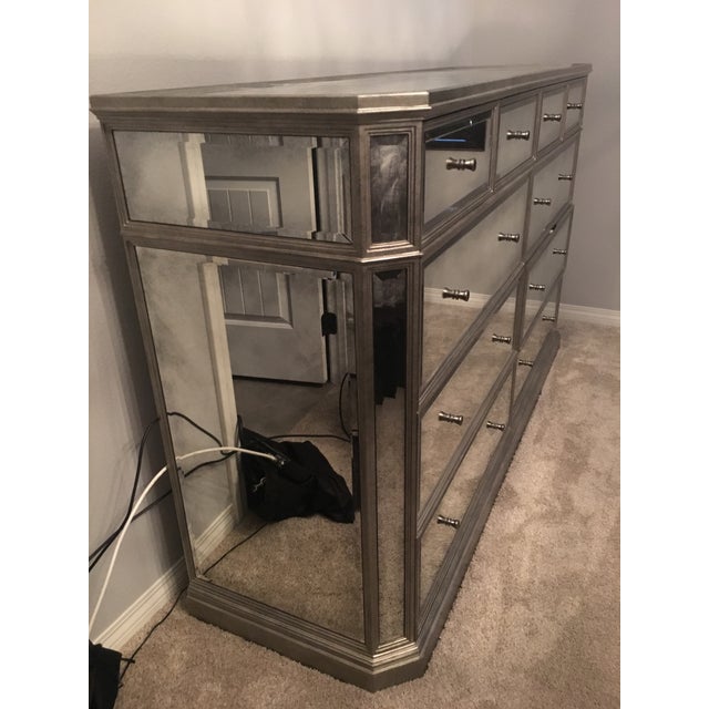 Used Desk For Sale >> Restoration Hardware 1930s French Mirrored 10-Drawer Low ... Used Desk For Sale >> Restoration Hardware 1930s French Mirrored 10-Drawer Low ...