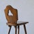 Brutalist Oak Bar Chair, Germany, 1950s For Sale - Image 6 of 8