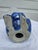 Vintage Chinoiserie Blue White Ceramic Monkey Dish - 8.25" Height For Sale - Image 12 of 12