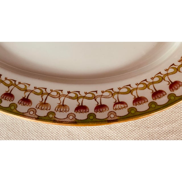 Magnificent Royal Worcester Grainger Platter - Egyptian Lotus Pattern (1889-1903) For Sale - Image 10 of 15
