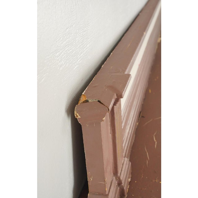 Colonial Revival Painted Wood Pilaster Mantel For Sale - Image 11 of 11