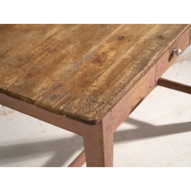 Early 20th Century Kitchen Table in Pine Wood, Central Europe, 1900 For Sale - Image 5 of 12