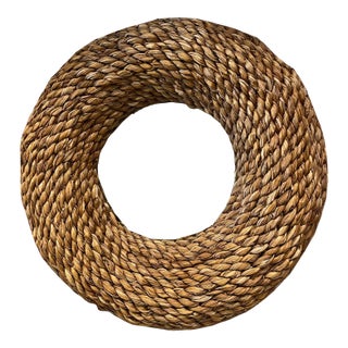 Large Water Hyacinth Mirror For Sale