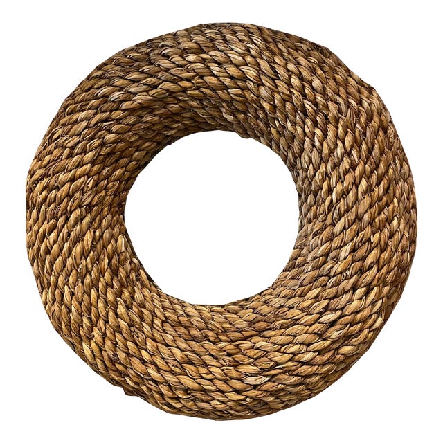 Large Water Hyacinth Mirror For Sale