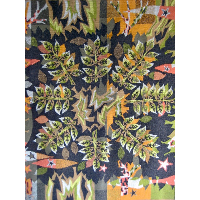 Mid Century Modern Aubusson Tapestry Astre by Jean Claude Bissery For Sale - Image 11 of 12