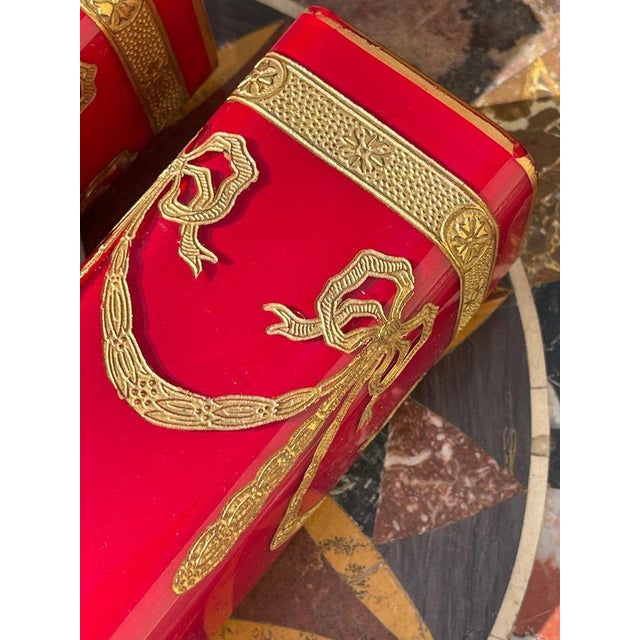 Glass Vases, Set of 2 For Sale - Image 10 of 13