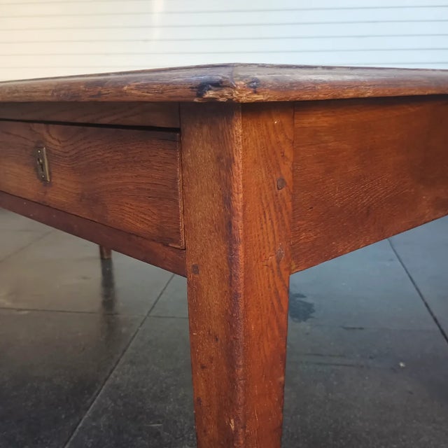 19th Century French Farm House Table For Sale - Image 9 of 18