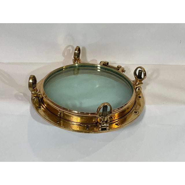 Solid Brass Ships Porthole For Sale - Image 4 of 8