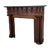 Late 19th Edwardian Style Oak Fire Mantel, Spain For Sale