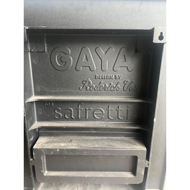 Gaya Wall-Mounted Fireplace by Roderick Vos for Safretti, 1995 For Sale - Image 4 of 8
