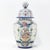 Vintage Dutch Delft Polychrome Lidded Ginger Jar in Floral Pattern For Sale In New York - Image 6 of 17