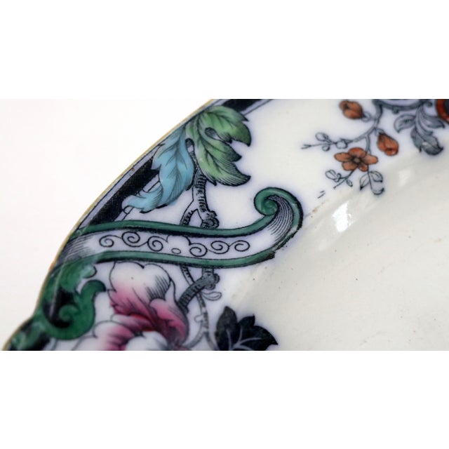 English Cauldon English Platter with Fluted Edges For Sale - Image 3 of 8