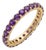 Purple Amethyst Stacking Band Ring | Febraury Birthstone Eternity Band Ring Us 7 For Sale