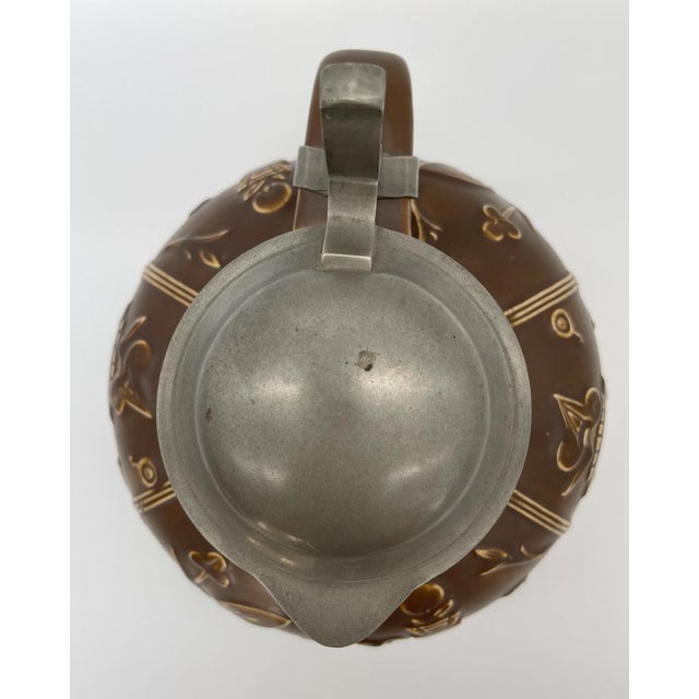 Brown Vintage Stoneware Jug, Westerwald For Sale - Image 8 of 12