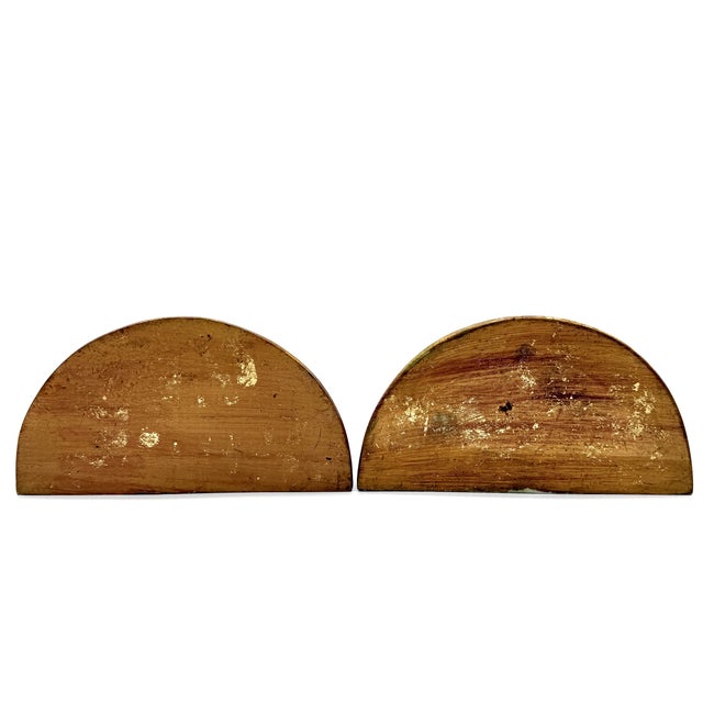 Baroque Vintage Gilded Wall Brackets, a Pair For Sale - Image 3 of 5