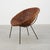 Mid-Century Woven RattanWicker and Iron Basket Chair, Italy, 1960s For Sale - Image 4 of 18