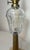 Rare Antique 19th Century Glass Brass Marble Boudoir Whale Oil Table Lamp For Sale - Image 4 of 11