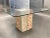 Mid-Century Modern Maitland-Smith Style Tessellated Stone Pedestal Base Glass Top Side Table Manner of Casa Bique For Sale In Denver - Image 6 of 13