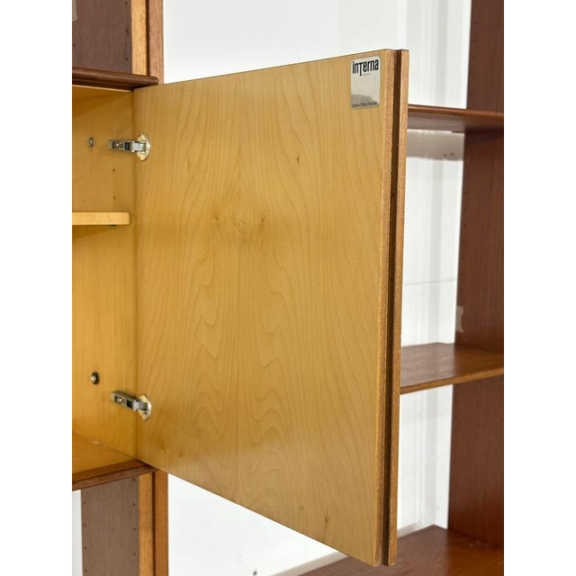 Mid-Century Modern Modular Wall Shelf in Teak by Interna-Peter Pedrides, 1960s For Sale - Image 10 of 18