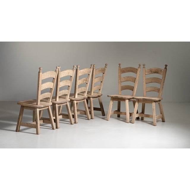 Set of Six Oak Dining Chairs, Antique, France, Circa 1970 For Sale - Image 14 of 18