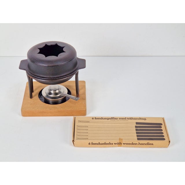 Vintage Danish Boda Shop Fondue Set, Sweden, 1960s, Set of 2 For Sale - Image 4 of 17