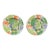 Pair of Asian Porcelain Plates For Sale