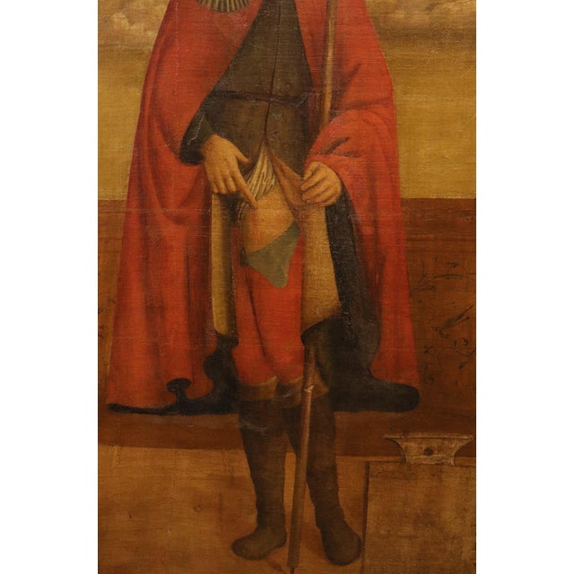 Francesco di Girolamo da Santacroce, Saint Rocco, 1570, Oil on Canvas For Sale - Image 9 of 13
