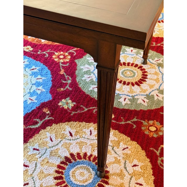 Random Harvest Lyon Walnut Refectory Dining Table For Sale - Image 16 of 17