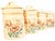 Talk about perfection. This 4 piece canister set features an array of native American wildflowers - most notably the...