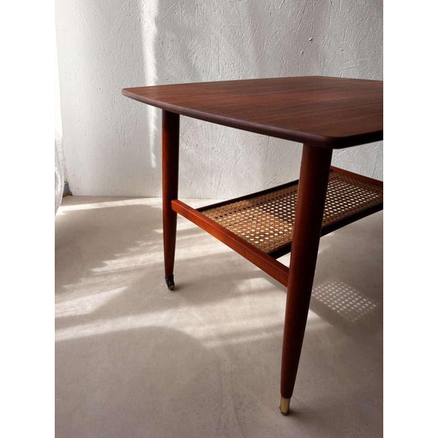 Swedish Mahogany Side Table from Alberts, 1960s For Sale - Image 14 of 18