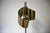 Italian Floor Lamp in Brushed Steel with Brass Top, 1970s For Sale - Image 6 of 14