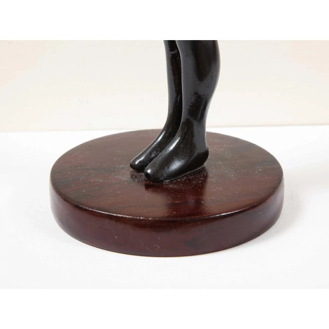 2021 “Black Transition” Contemporary, Black, Mixed Media, Acrylic and Wood Sculpture by Nana De La Fuente For Sale - Image 4 of 10